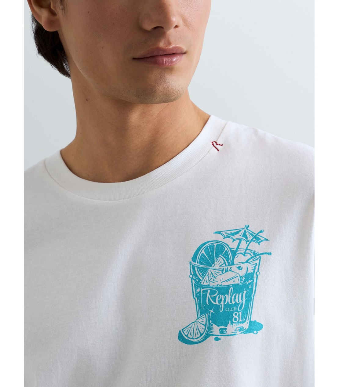 ベーシックジャージーカクテルプリント Tシャツ 詳細画像 ホワイト 6